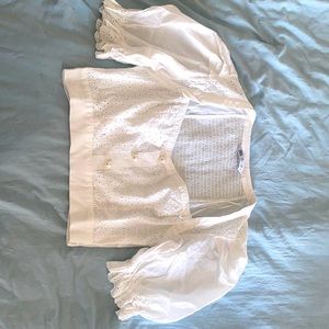 Zara detail top never worn